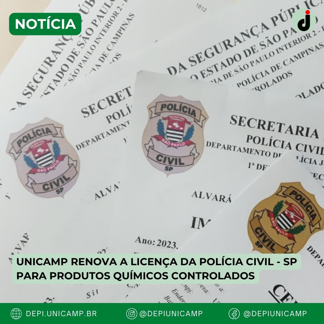 Unicamp obtém a Licença para produtos controlados do Exército